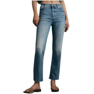 MOTHER The Huffy Flood  Straight Jeans  w/Chewed Hem Womens sz 29